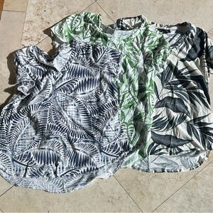 Tahari Tropical Short Sleeve Tees (3)